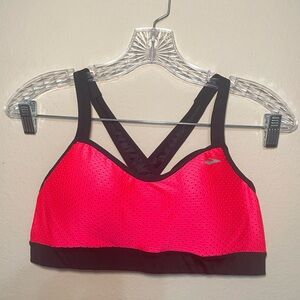 Brooks Uprise Crossback Running Sports Bra Women’s‎ Sz Large Breathable Support